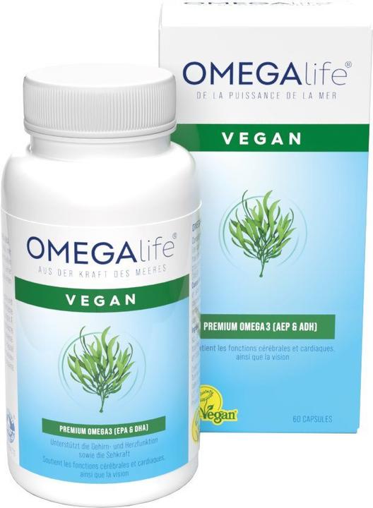 Produktbild Omega-Life vegan Kapseln (60 Stück, Kapseln, 109 g)