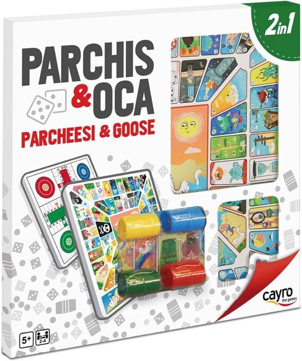 Produktbild Cayro Parcheesi Gänsespiel (Englisch, Spanisch)