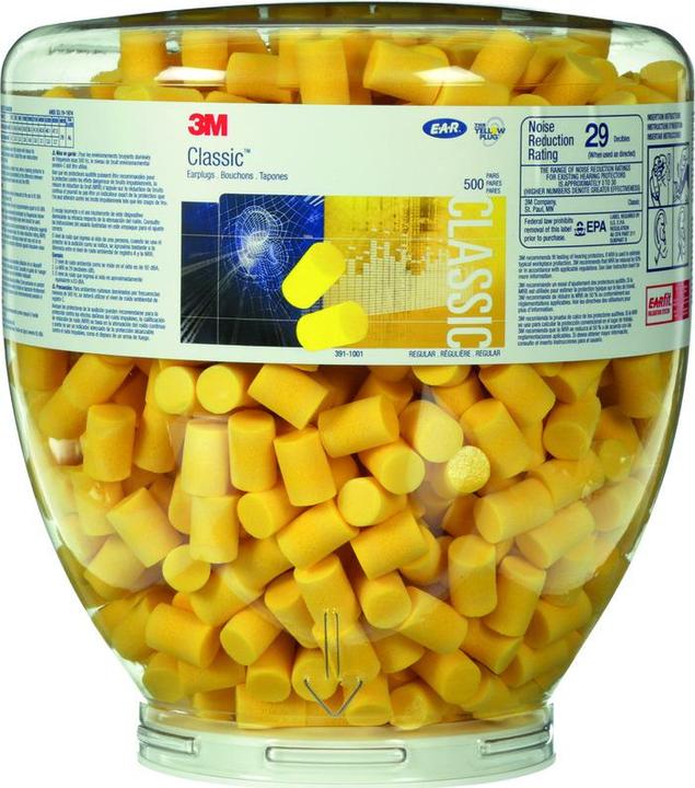 Image du produit 3M Bouchons d'oreilles E-A-Râ"¢ Classic Refill EN 352-2 SNR 28 dB 500 PA/Dispenser (1000 x)