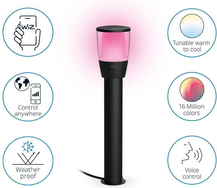 Actual product image WiZ Tunable White & Color 300lm Elpas Extension (300 lm, IP65)