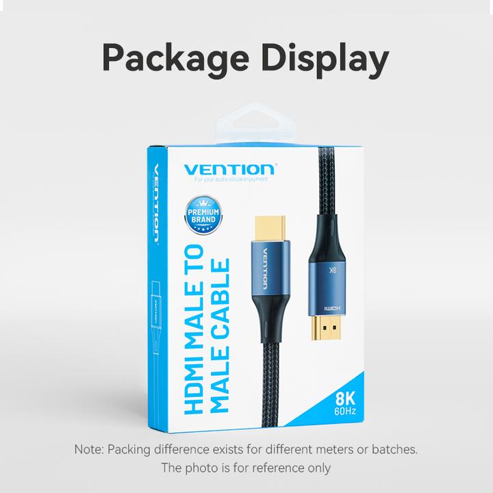 Image du produit Vention Câble HDMI-A 8K 3m ALGLI (Bleu) (1 m, HDMI)
