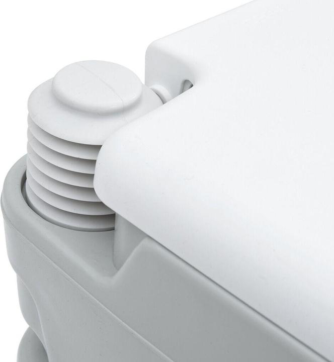 Immagine prodotto VidaXL Toilette portatile in plastica grigia e bianca, 10 L
