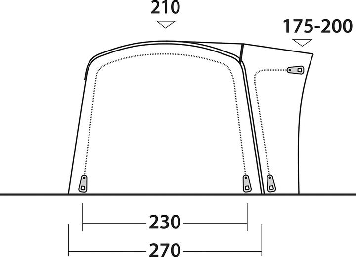 Immagine prodotto Outwell Wolfburg 380 Air (Tenda, 23.50 kg)