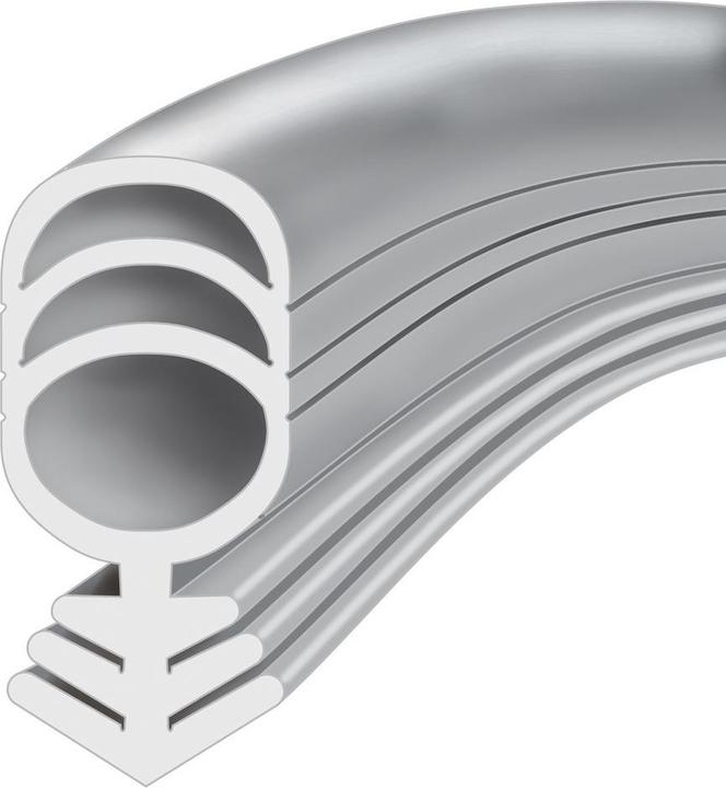 Produktbild Elton Ellen Türanschlagdichtung 104 f. 3mm Nut Silikon weiss, Durchm. 6mm, L 25mtr