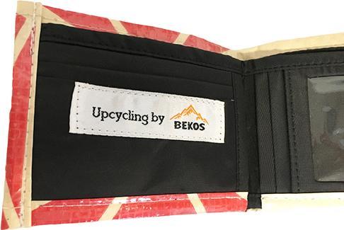 Image du produit Bekos Upcycling - Portefeuille avec languette en sacs de ciment recyclés Elephant