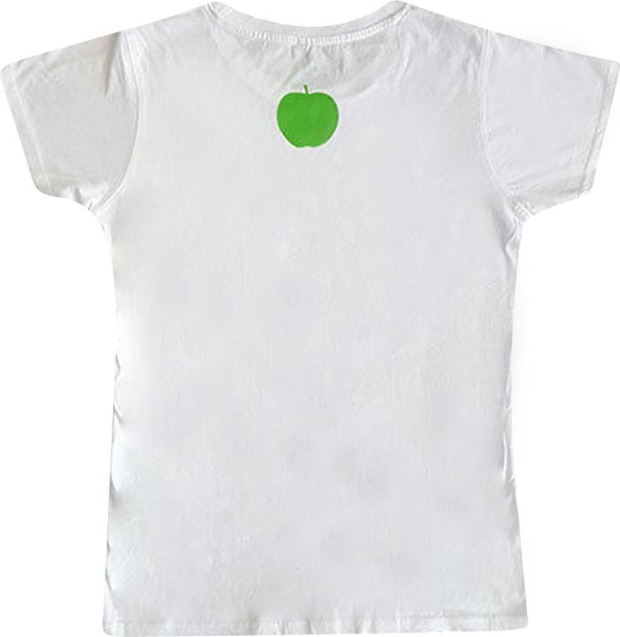 Actual product image Womens/Ladies On Apple Back Print T-Shirt (XL)