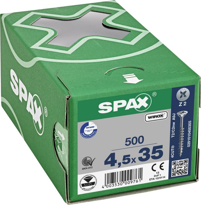 Productafbeelding Spax Spaanplaatschroeven (500 Schroeven per stuk)