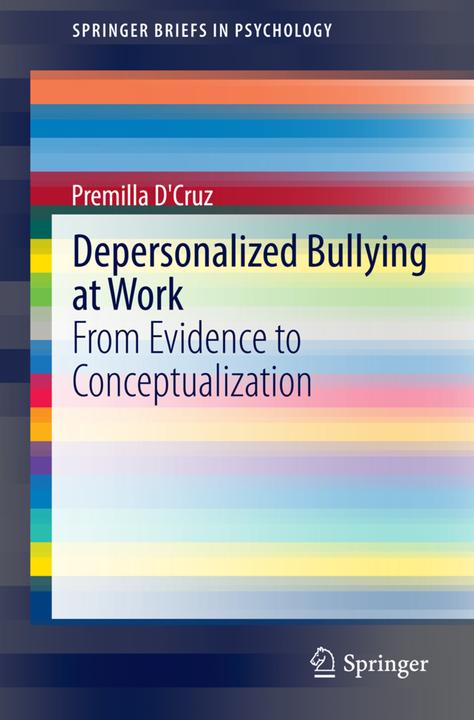 Immagine prodotto Depersonalized Bullying at Work (Inglese, Premilla D'Cruz, 2014)