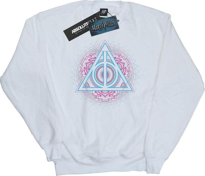 Actual product image Mens Neon Deathly Hallows Sweatshirt (3XL)