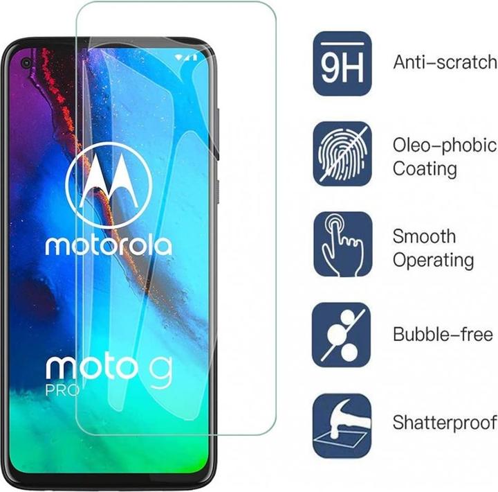 Actual product image Screenguard Motorola Moto G Pro Protective Glass Film Case Friendly Design (1 Piece, Motorola Moto G Pro)