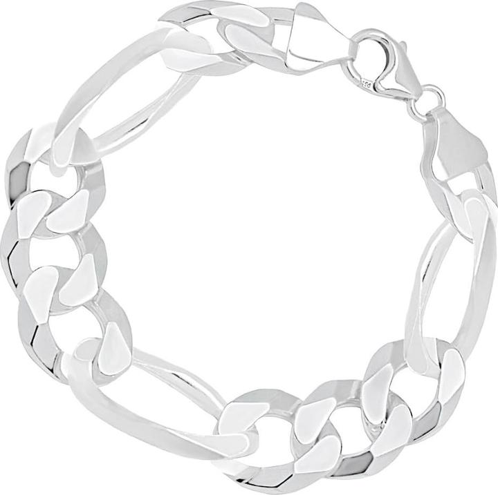 Candy Figaro-Armband Aigle 17.0 mm, 925 Sterling Silber (21 cm, 925 Sterling Silber)