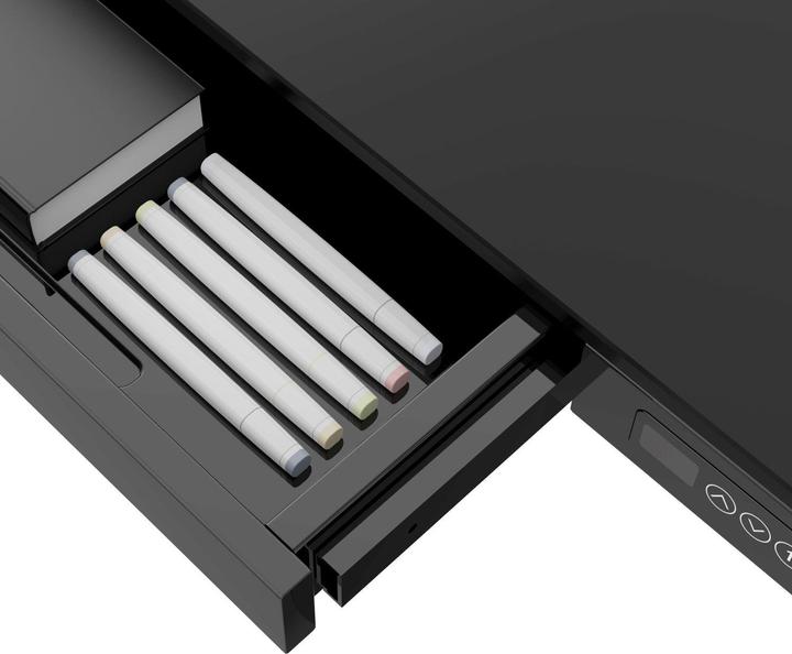Actual product image Activejet Schreibtisch mit elektrischer Höhenverstellung 140x70 ET119W-C schwarz