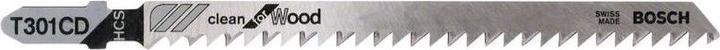 Produktbild Bosch Professional Zubehör Stichsägeblatt T 301 CD Clean for Wood, 3er-Pack
