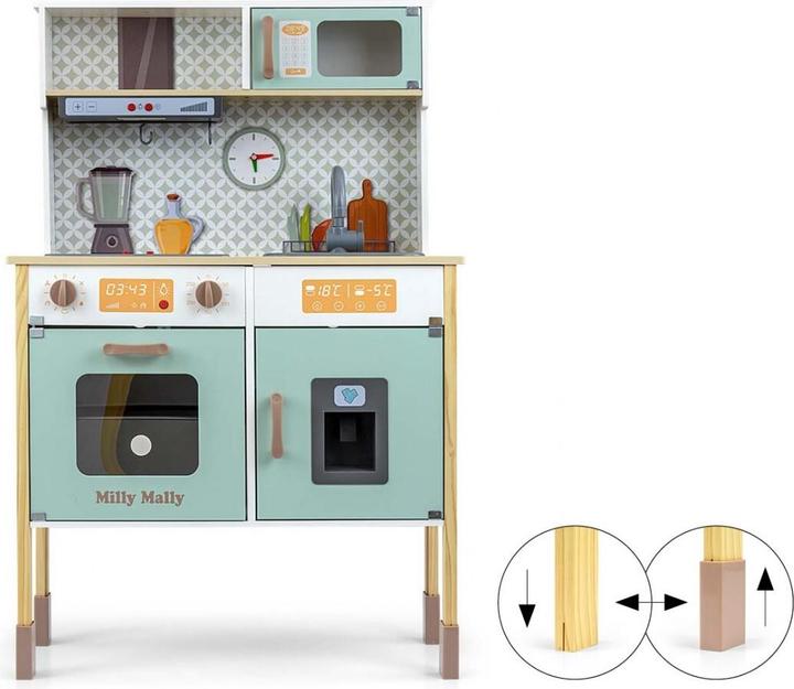 Actual product image Mally Björn wooden kitchen - Mint Milly