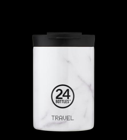 Actual product image 24 Bottles Thermo mug Travel Tumbler 0.35 l Carrara 0.35 l, white