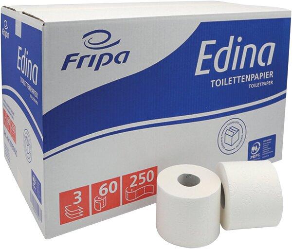 Fripa Edina 3-ply toilet paper 60 rolls (60 x)