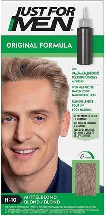 Image du produit Just For Men Shampooing Care Tinting Natural Sandy Blonde 60ml H10 (60 ml, Shampoing liquide)