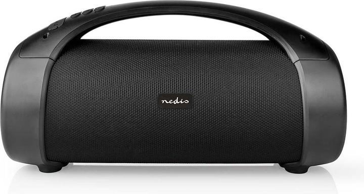 Immagine prodotto Nedis Bluetooth® Party Boombox 6 ore 2.0 50 W Riproduzione multimediale: AUX/USB IPX5 Maniglia di (6 h, Batteria ricaricabile)