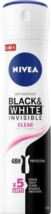 NIVEA Invisibleack&White Antiperspirant 48H (Spray, 150 ml)