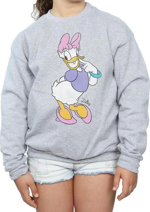Disney Girls Classic Daisy Duck Sweatshirt