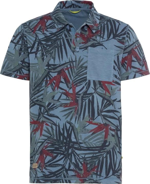 Camel Active Kurzarm Poloshirt mit Allover Print (M)