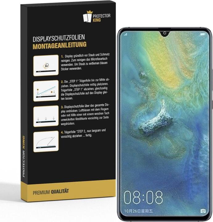 Actual product image Protectorking 6x Panzerfolie Anti-Shock matt entspiegelt (6 Piece, Mate 20)