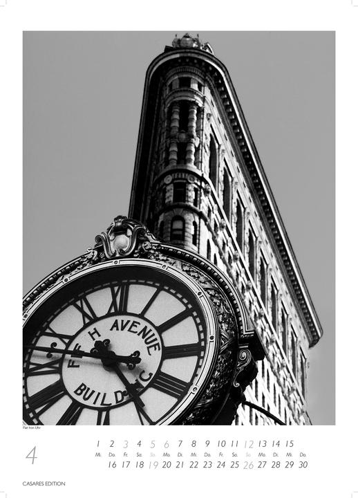 Produktbild New York schwarz-weiss 2026 L 59x42cm (Kein Einband, Deutsch)