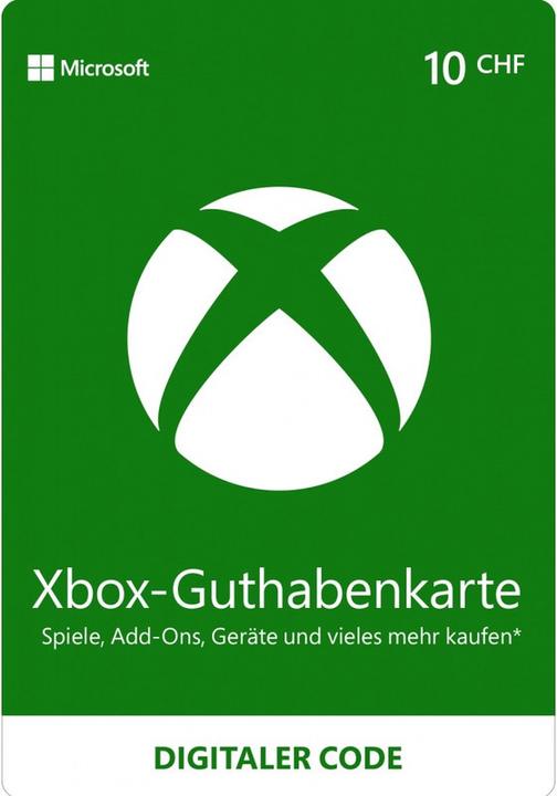 Produktbild Microsoft Xbox-Store (10 CHF)