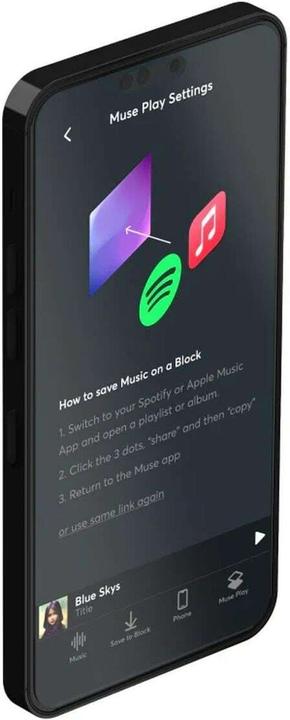 Actual product image Senic Muse Play white Sonos-compatible control unit (USB power delivery)