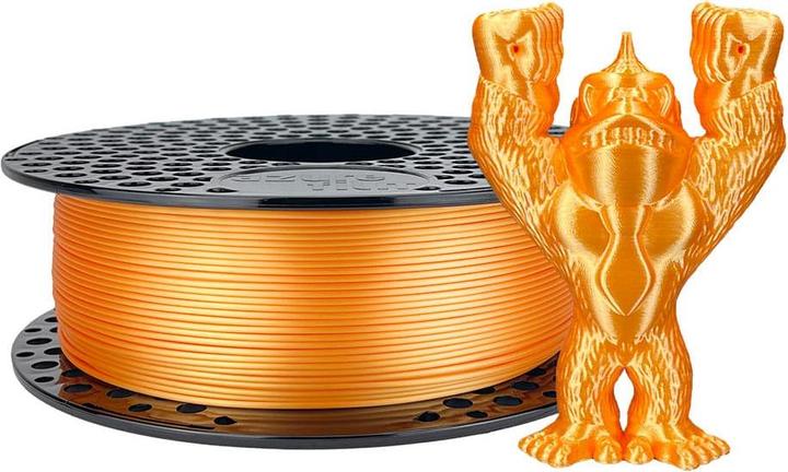 AzureFilm Filamento 3D Silk Flame Orange 1.75mm 1kg (PLA, 1.75 mm, 1000 g, Arancia)