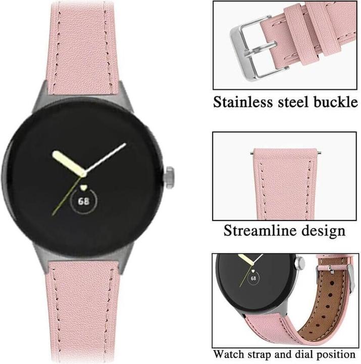 Produktbild Cover-Discount Google Pixel Watch 3 - 45mm - Ersatzband Armband Leder (Leder)