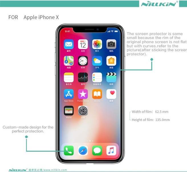 Image du produit Nillkin Série Matte (1 pièce(s), Apple iPhone X)