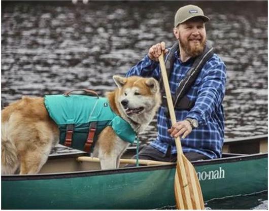 Actual product image Hurtta Life Savior Eco peacock (L, Dog coat)