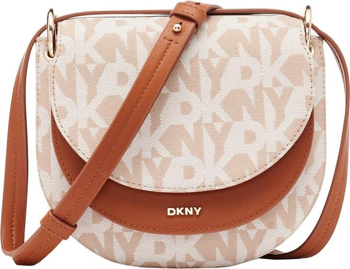 DKNY Gramercy SM -Klappen -Crossbody Neutral/Weiss/Cognac