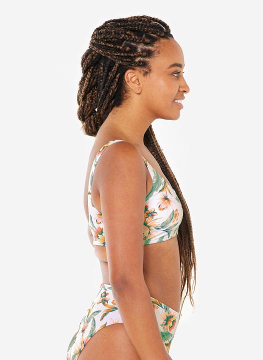 Image du produit Olaian Haut de maillot brassière surf Femme - Aurely belly blanc (42)