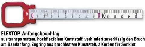 Actual product image BMI Frame tape measure ERGOLINE (mm, cm)