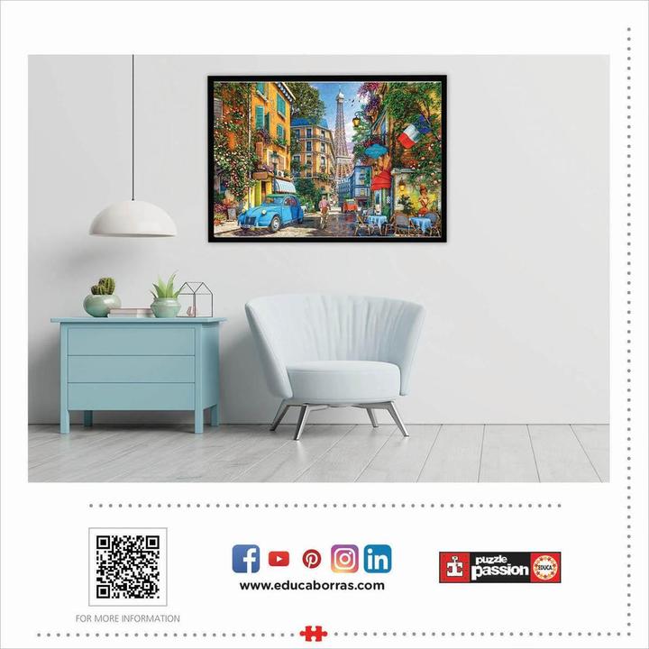 Actual product image Educa Paris Old Town 4000 pieces Puzzle (4000 pieces)