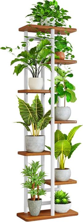 QLFJ-FurDec Escalier pour plantes 7 animal 8 pots