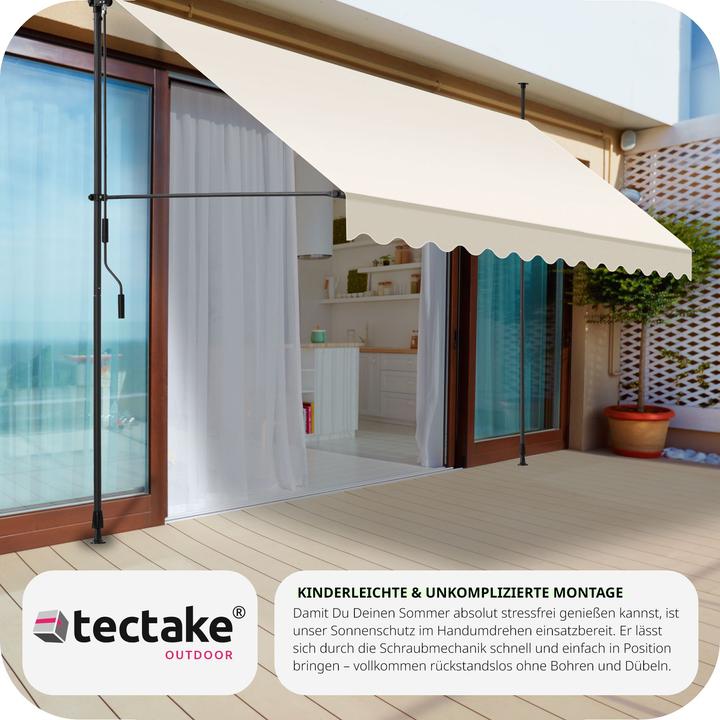 Immagine prodotto tectake Tenda a morsetto con manovella, altezza regolabile (3.50 m)