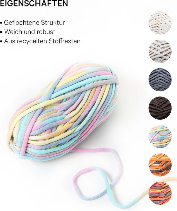 Immagine prodotto Lalana Lana Soft Tube, filato tubolare 6 mm x 58 m, 200 g (58 m)