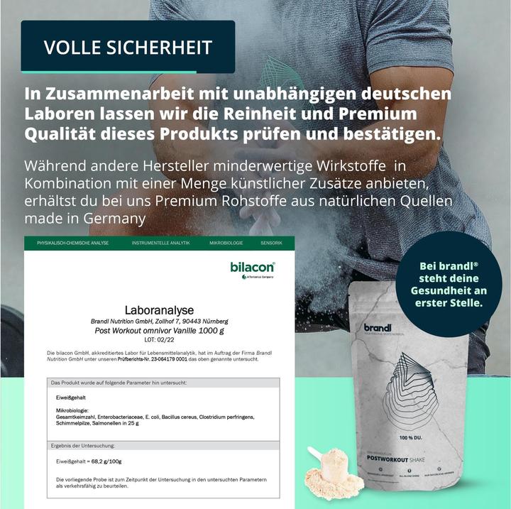 Produktbild Brandl-Nutrition Pulver Post Workout (Vanille, 1 Stk., 1000 g)
