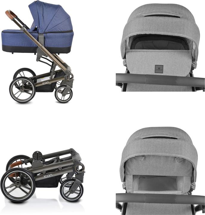 Produktbild Cangaroo Kombikinderwagen Icon 2 in 1