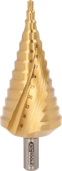 Productafbeelding KS Tools HSS-TiN stappenboor (4-39 millimeter)