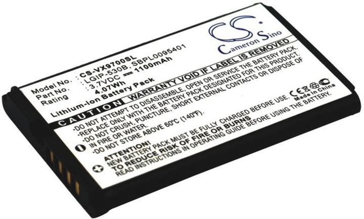 Actual product image NoName Battery for LG Versa VX9600 etc