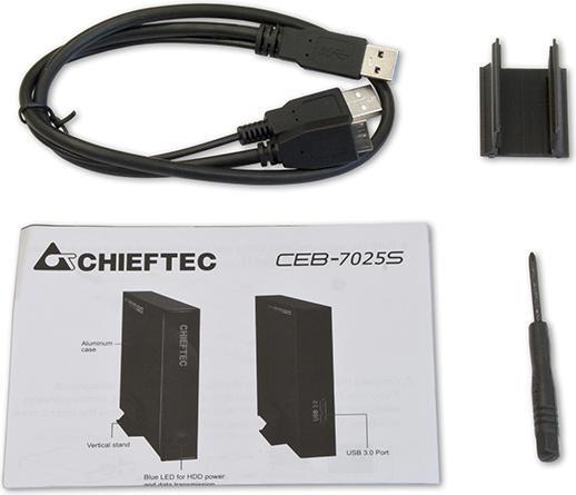Actual product image Chieftec CEB-7025S hard disk (2.5")