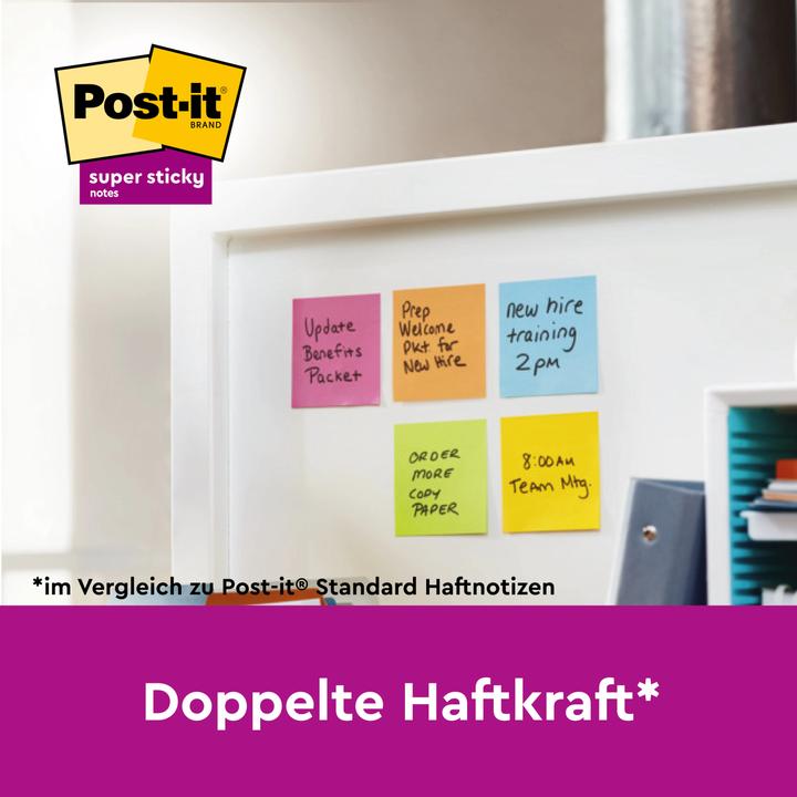 Image du produit Post-it Super Sticky Notes Rio (48 x 48 mm)