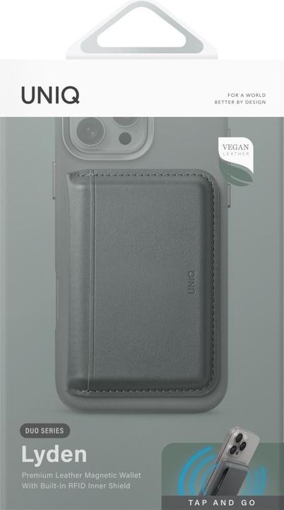 Immagine prodotto Uniq Lyden DS RFID Magnetic Wallet with Phone Stand - Green