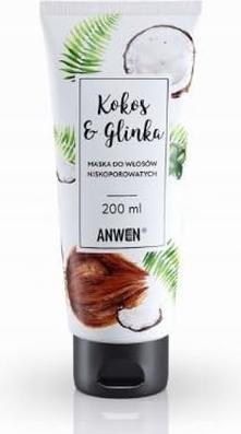 Anwen Low Porosity Hair Mask Coconut And Clay 200Ml (200 ml)