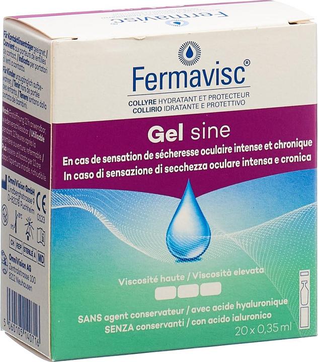 Produktbild OmniVision Fermavisc Gel Sine (7 ml, Fermavisc Gel sine Gtt Opht)