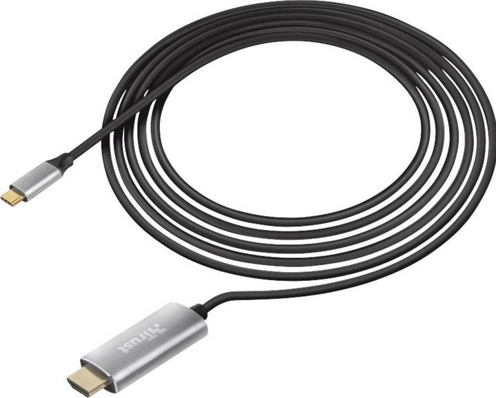Actual product image Trust USB-C connection cable (1x USB-C™ plug (1.80 m, USB Type C, HDMI)
